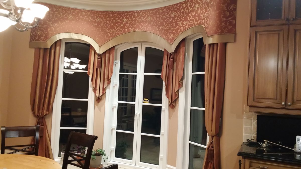 Picture of Elegant Drapery | Kitchen Window Treatments